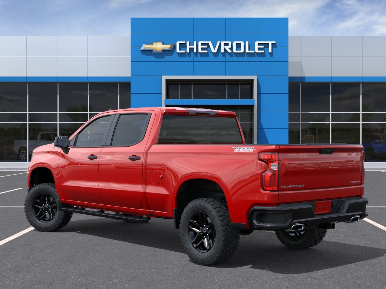 2026 Chevrolet Silverado 1500 — rear three-quarter view